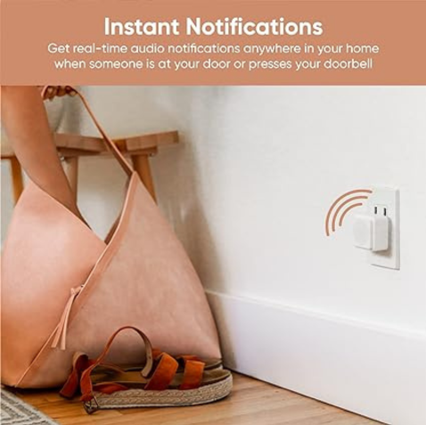 Timbre para timbre de video Wyze con cable, color blanco (no compatible con Wyze Wireless Video Doorbell Pro)