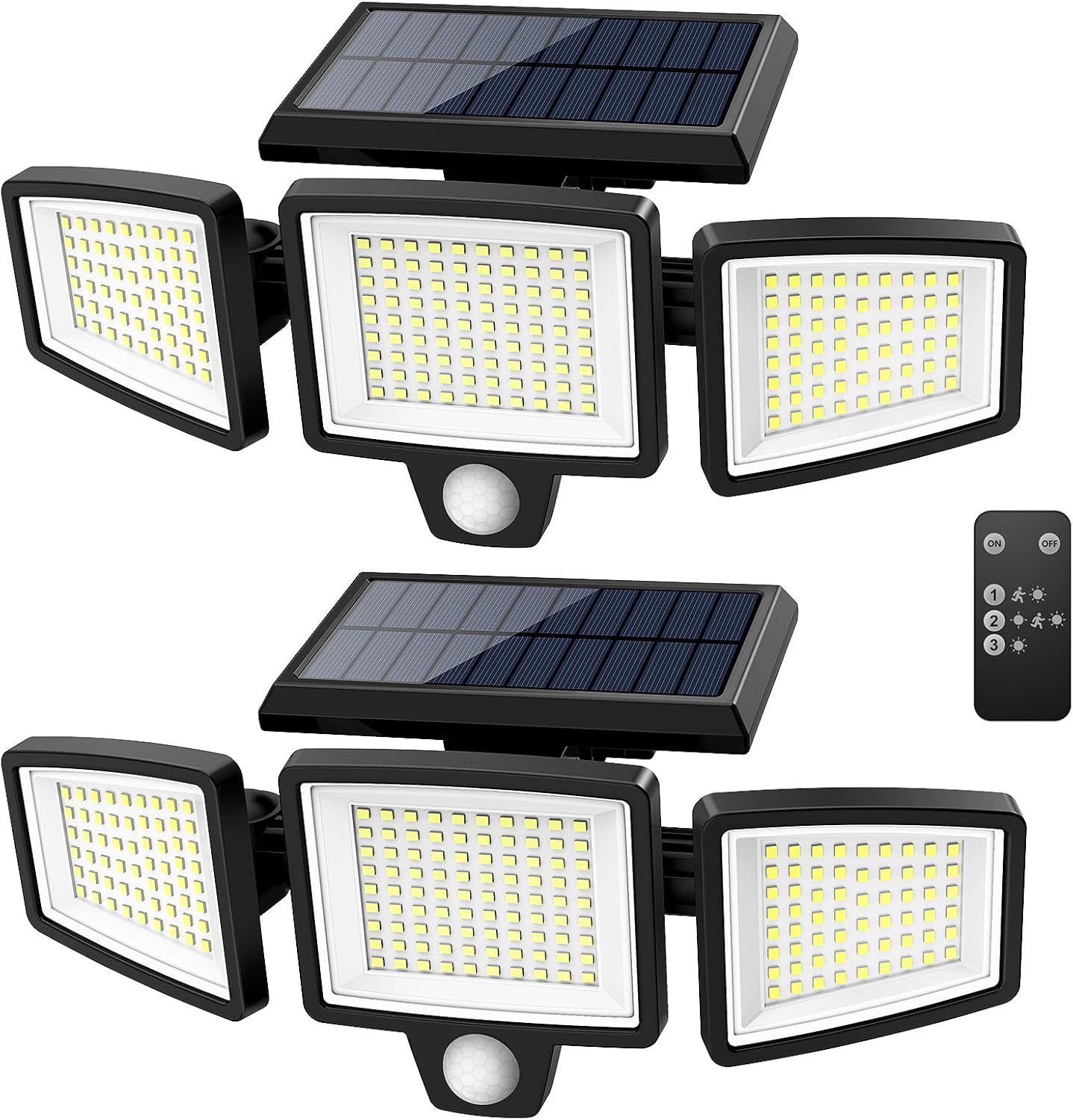 Luz Solar Exterior con Sensor de Movimiento 2500lm