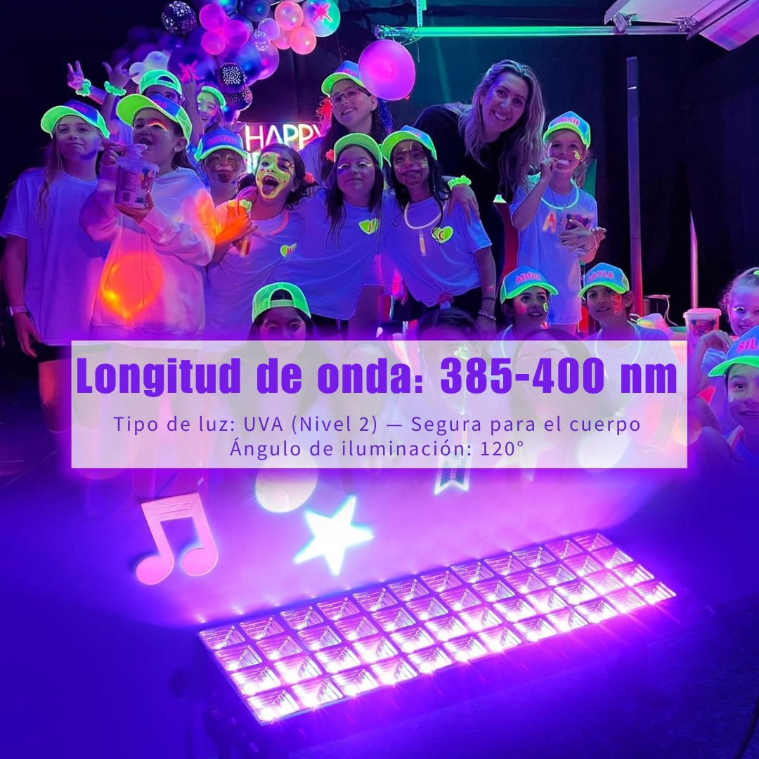 Barra de Luz Negra LED 100W IP66 Impermeable