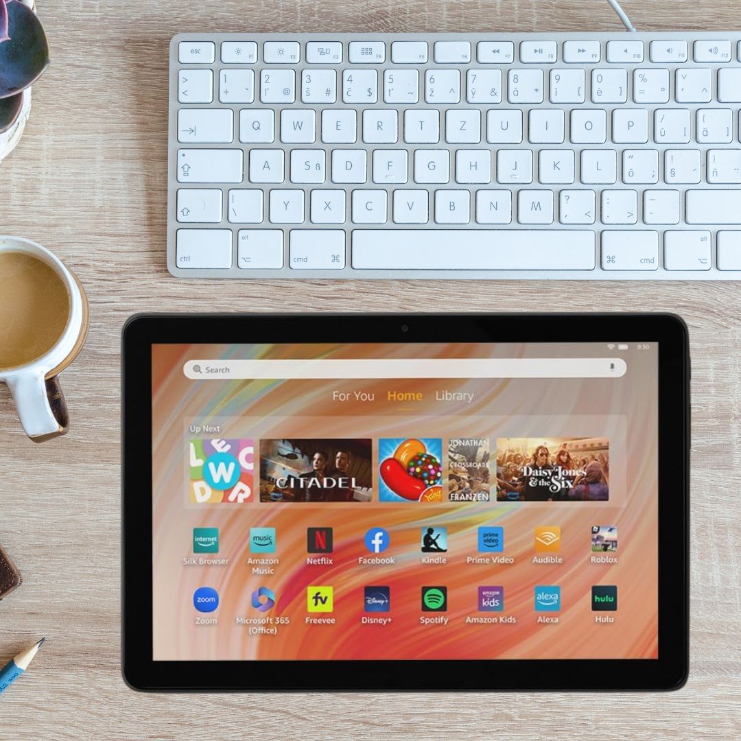Tablet Amazon Fire HD 10 (13.ª generación) | Pantalla Full HD de 10.1” | 3 GB RAM | 32 GB Almacenamiento | Color Negro