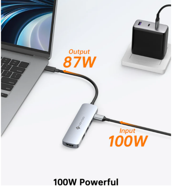 Hub USB C 4K a 30Hz USB C a Dual HDMI