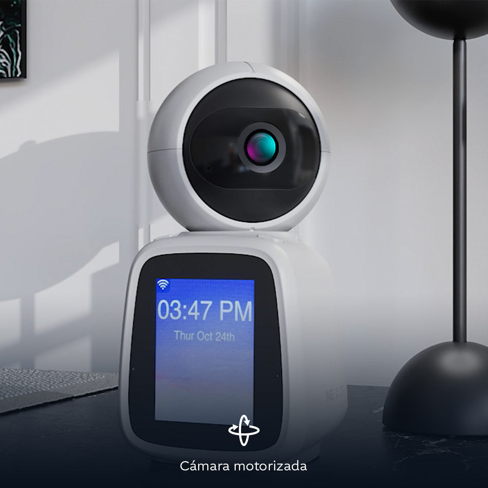 Cámara Inteligente PTZ Wi-Fi Nexxt Home NHC-IP20 | Full HD 1080p | Visión Nocturna | Audio Bidireccional | Alarma y Videollamada de Emergencia