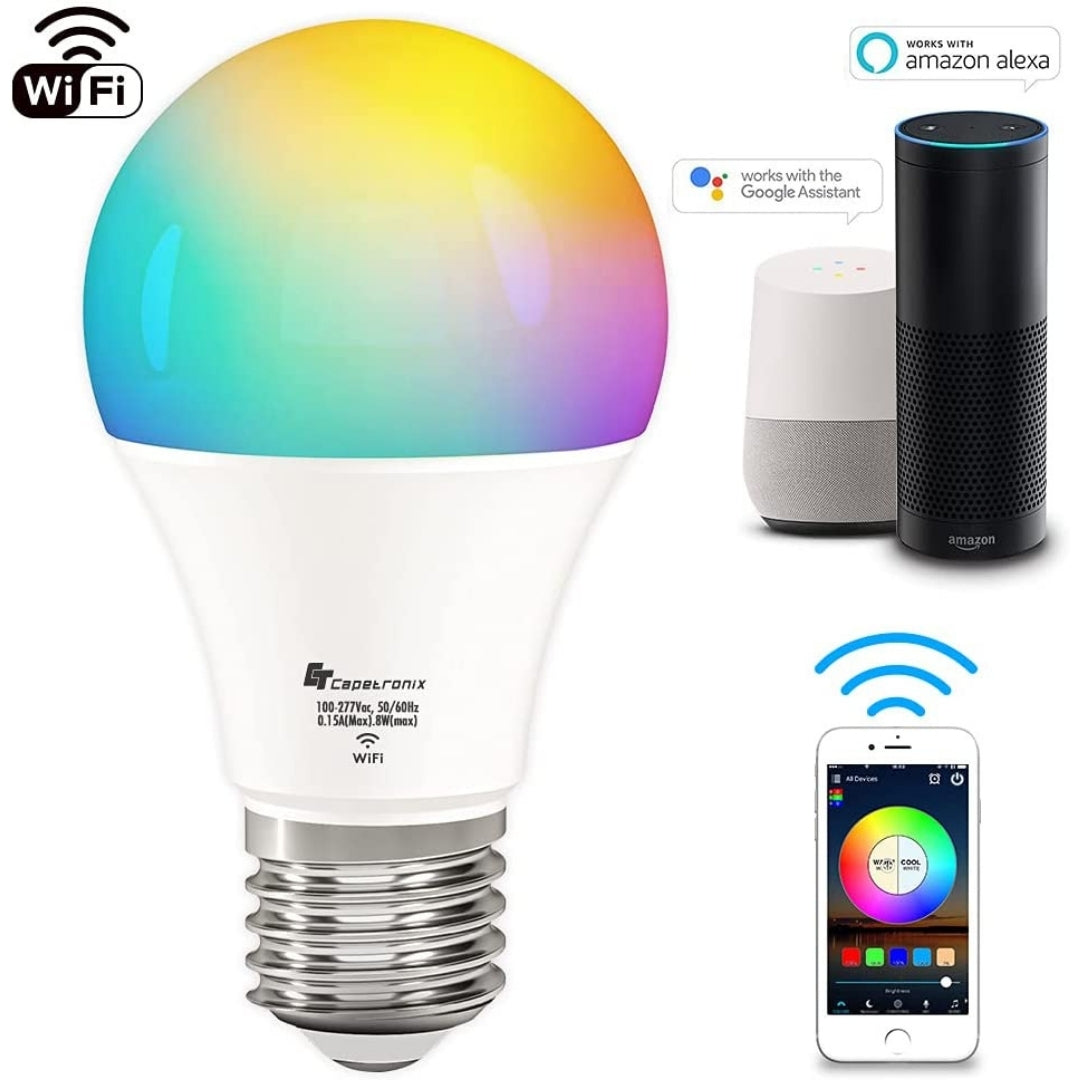 Las bombillas inteligentes utilizan una frecuencia Wi-Fi de 2,4 GHz y son  compatibles con Alexa y Google Home Assistant, de esta manera…