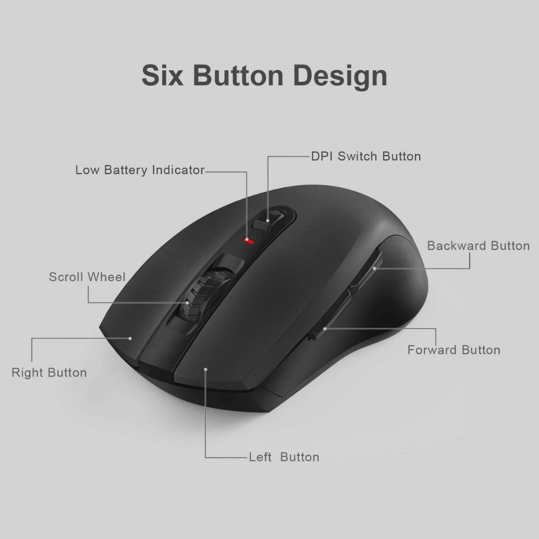 Mouse inalámbrico TeckNet Classic Pro M006