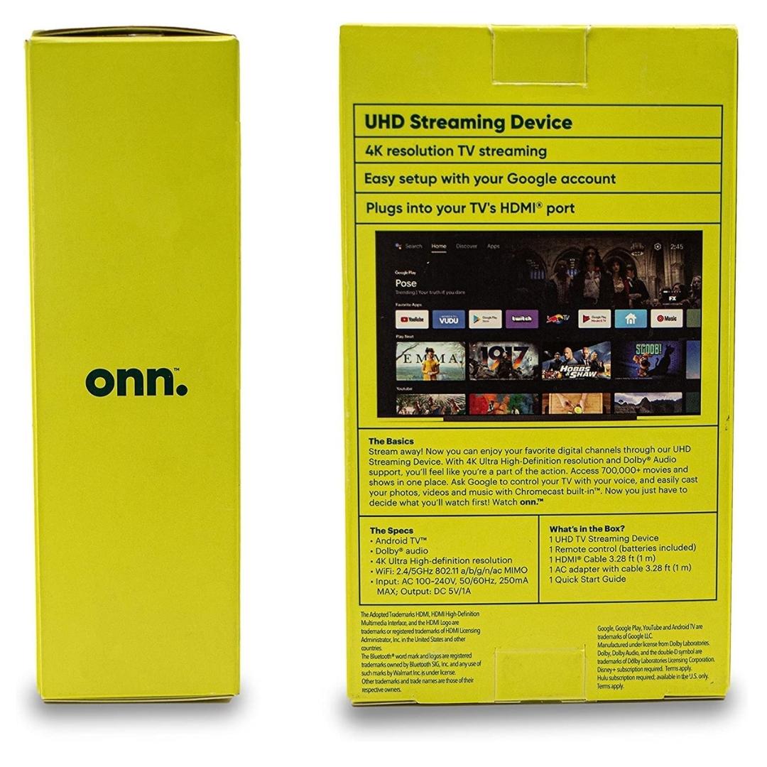 Onn Dispositivo Android TV 4K