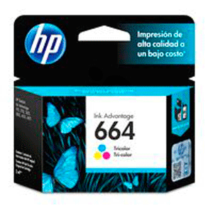 Cartucho de Tinta HP 664 Tricolor Original