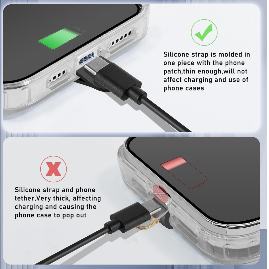 Cordón para teléfono, agarre 2 en 1