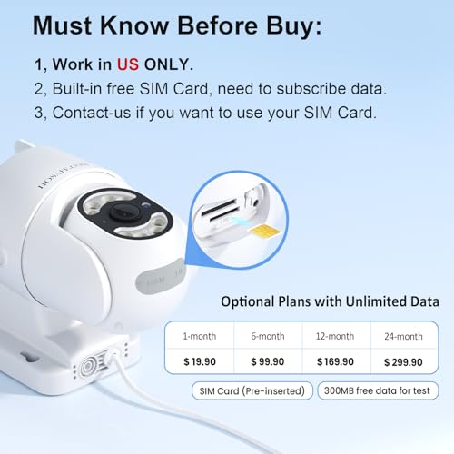 HOSAFE Cámara 4G LTE - seguimiento automático