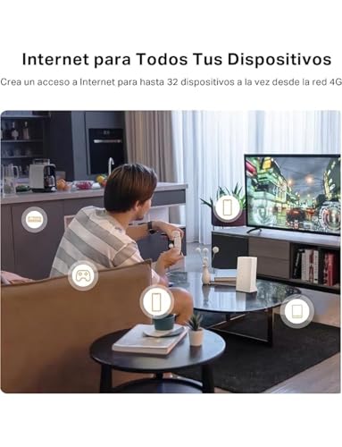 Mercusys MB110-4G - cobertura y alcance WiFi