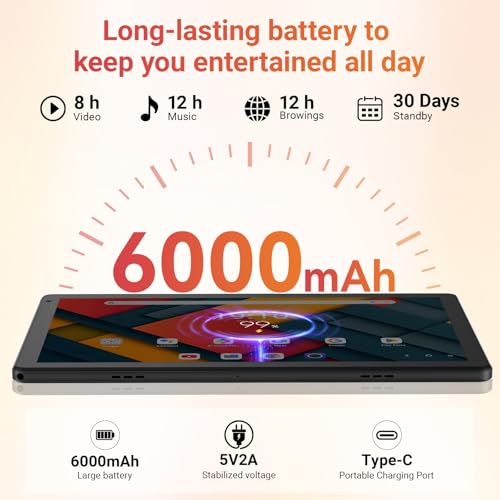 URAO Tablet 10.1 - batería y carga rápida