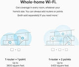Nest - Router WiFi y 2 puntos, extensor WiFi con altavoz inteligente, funciona con Google WiFi (paquete de 3), color blanco