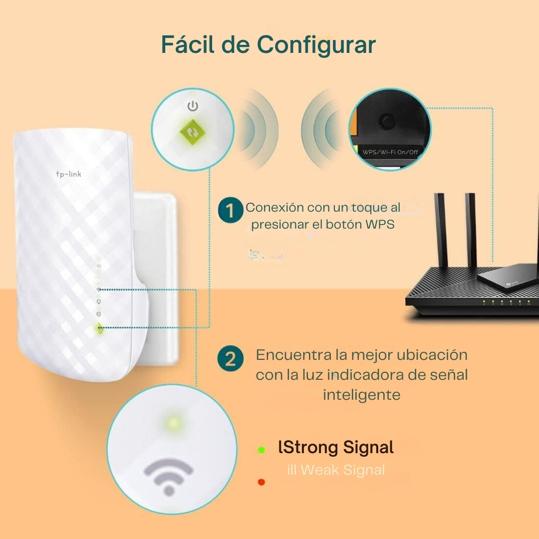 TP-Link Extensor de rango de WiFi