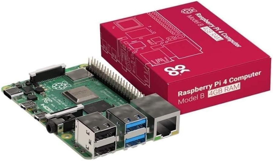 Raspberry Pi 4 Modelo B (2019) - 4GB RAM - Fuente - Case - Sistema Enfriamiento