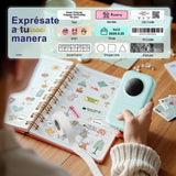 Impresora Portátil Phomemo D30 | Inalámbrica vía Bluetooth | Sin tinta, Recargable, Compatible con Smartphone