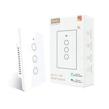 MOES Smart Switch Táctil 2ª Generación WiFi | Sin Cable Neutro, Compatible con Alexa y Google Home