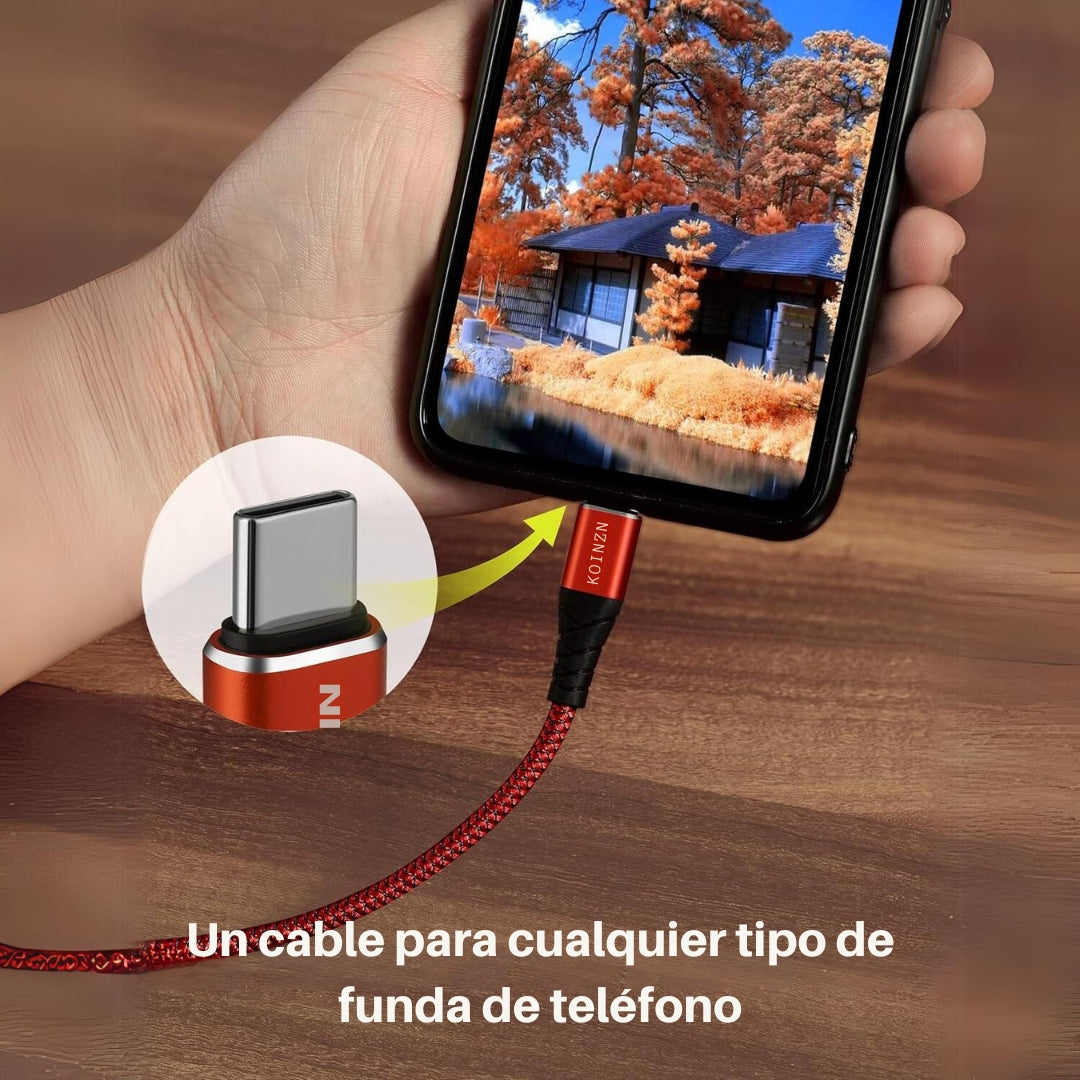 Paquete de 2 Cables USB A a USB C