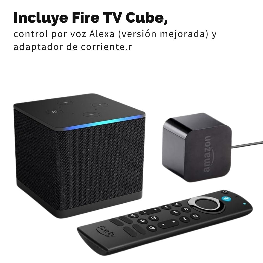 Fire TV Cube 4K Ultra HD con Alexa