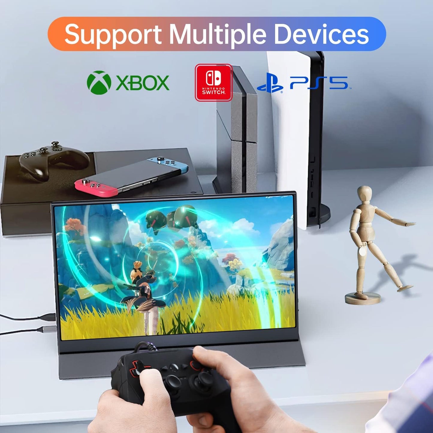 Monitor Portátil ForHelp 15.6” FHD