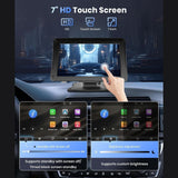 Pantalla Portátil 7" con CarPlay y Android Auto Inalámbrico