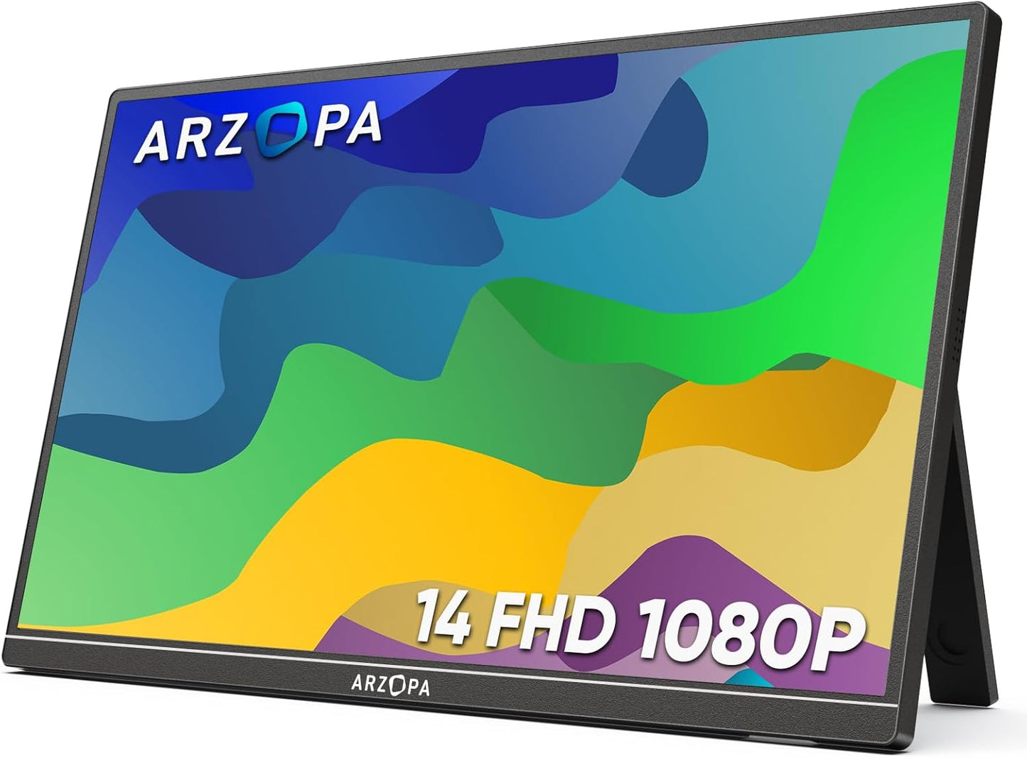 Monitor Portátil 1080P FHD, USB-C HDMI, IPS, HDR, Pantalla Antirreflejo con Cubierta Inteligente