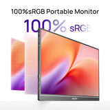 Monitor Portátil ARZOPA Z1C de 16.1” FHD 1080P IPS – 100% sRGB, con Soporte Integrado y Conectividad USB-C/Mini HDMI