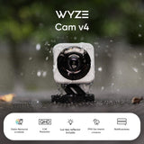 Wyze Cam v4 - Cámara de Seguridad Inteligente para el Hogar 2K HD