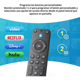 Control Remoto repuesto para TV Stick / TV Cube / Smart TVs
