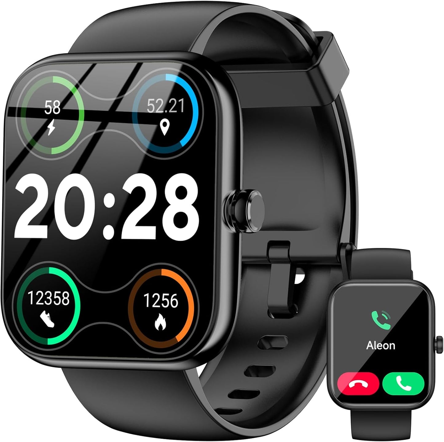 Reloj Inteligente con Alexa Integrada, Llamadas Bluetooth y Pantalla HD
