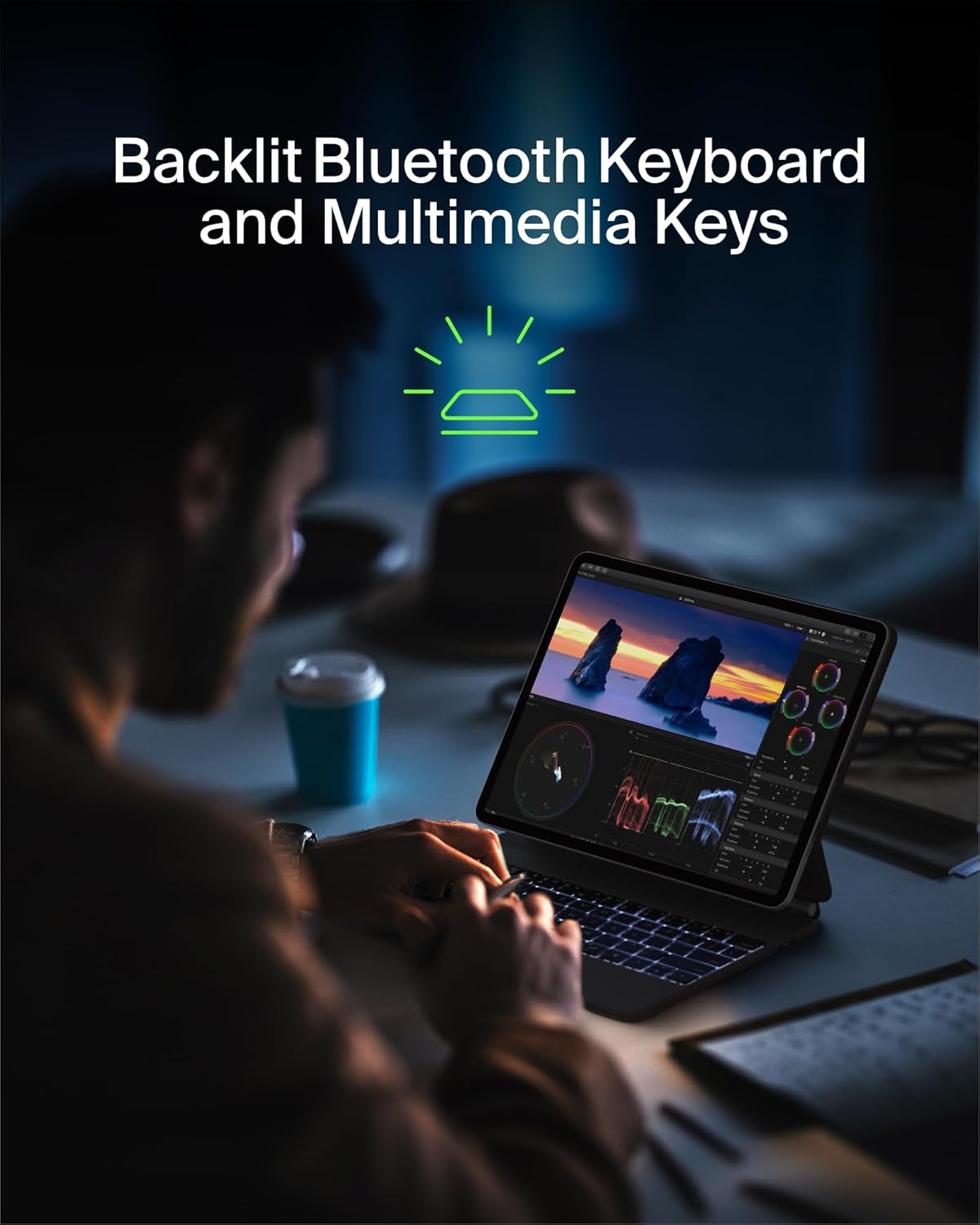 Funda con Teclado Bluetooth Belkin Pro para iPad Pro 13” (M4/M5) con Trackpad y Retroiluminación