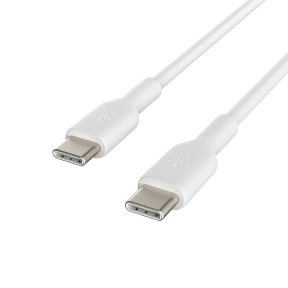 Cable BoostCharge USB-C a USB-C (1 m / 3.3 ft, Blanco)