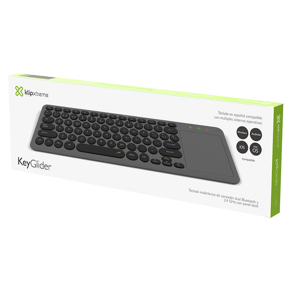 Teclado y Mouse Táctil Bluetooth KeyGlider KCK-550S