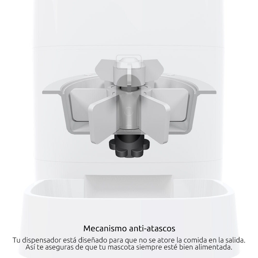 Dispensador Inteligente de Alimento para Mascotas con Wi-Fi® y Cámara 2K – Nexxt Solutions (NHA-P610)