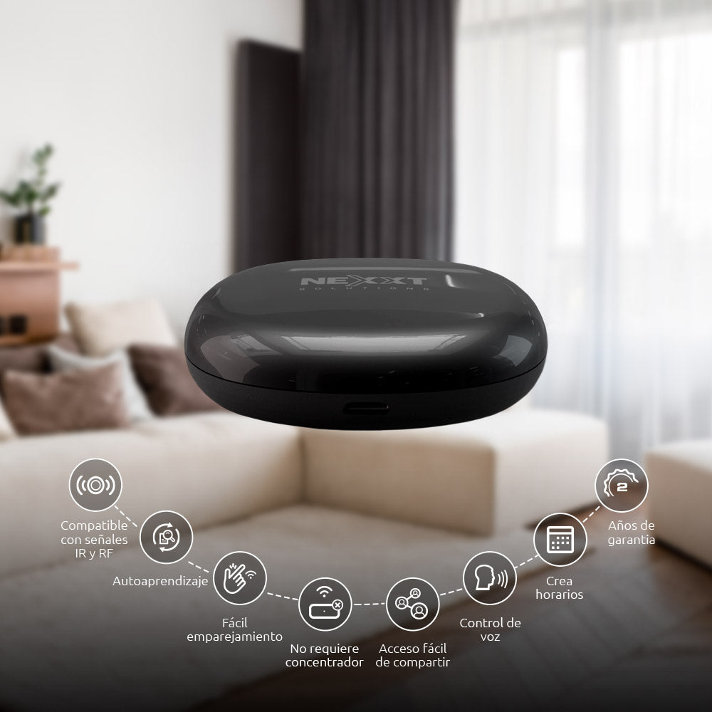 Control universal inteligente IR+RF