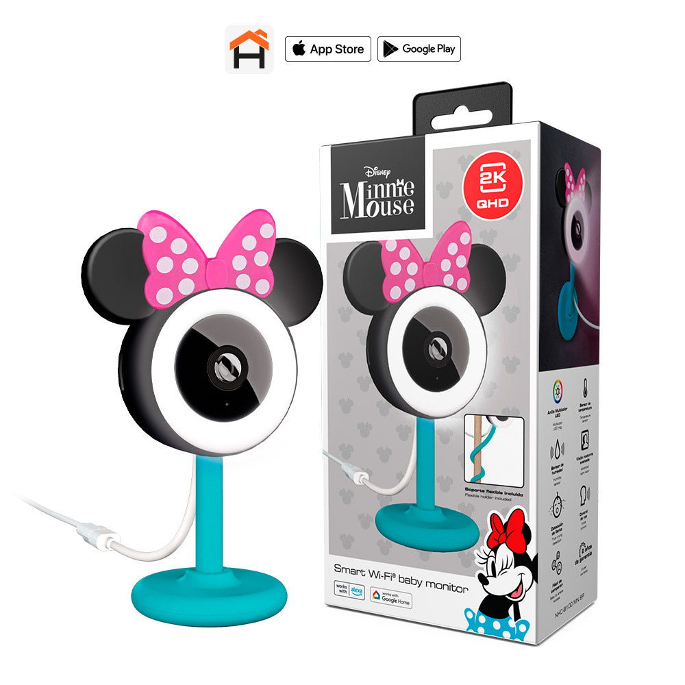 Monitor Inteligente Wi-Fi® para Bebé – Edición Disney (2K | Control por Voz | Luz Nocturna RGB)