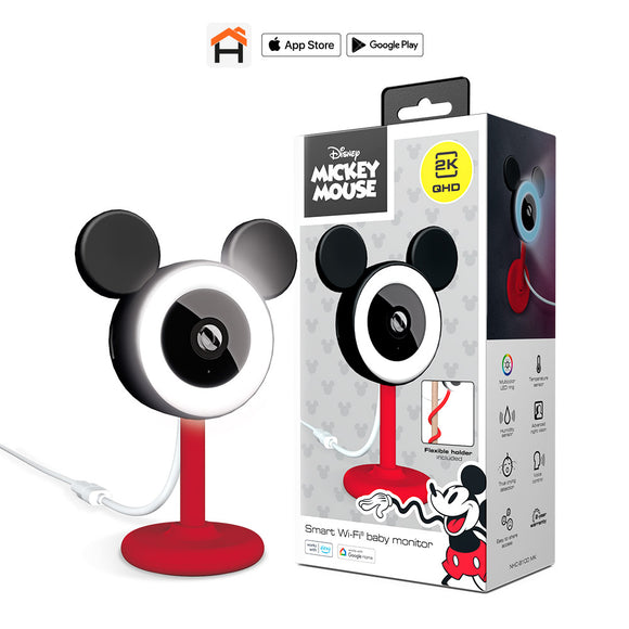 Monitor Inteligente Wi-Fi® para Bebé – Edición Disney (2K | Control por Voz | Luz Nocturna RGB)