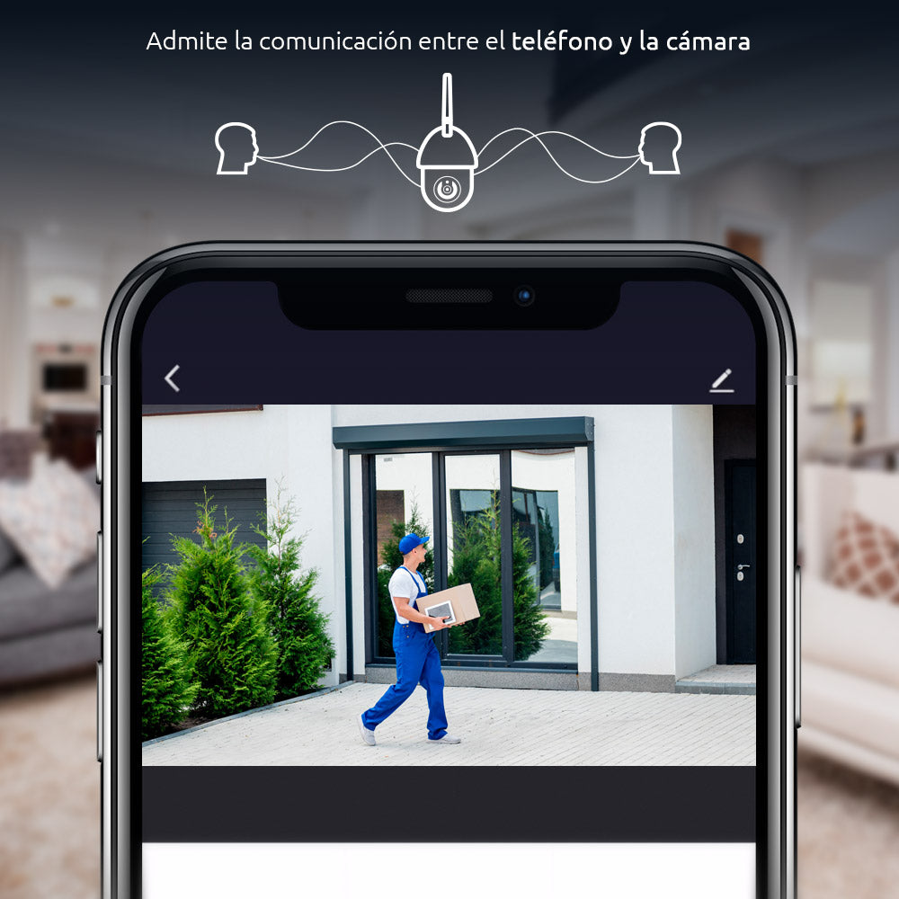 Cámara Inteligente Wi-Fi Motorizada para Exterior 2K – Modelo NHC-O612