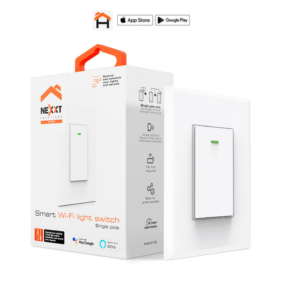 Interruptor de Luz Inteligente Wi-Fi Nexxt Solutions NHE-S100