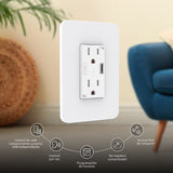 Tomacorriente Inteligente de Pared con Puerto USB