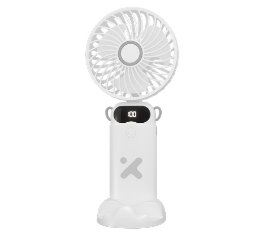 Mini Ventilador Recargable Portátil 6 Velocidades con Pantalla LED