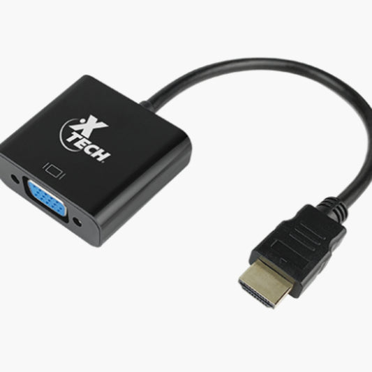 Adaptador de vídeo HDMI macho a VGA hembra