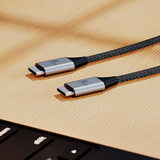 Cable USB-C® 2.0 Macho a Macho (12 ft, Negro)