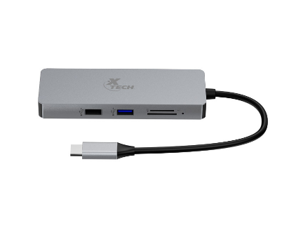 Adaptador multipuerto 5 en 1 con conexión USB-C