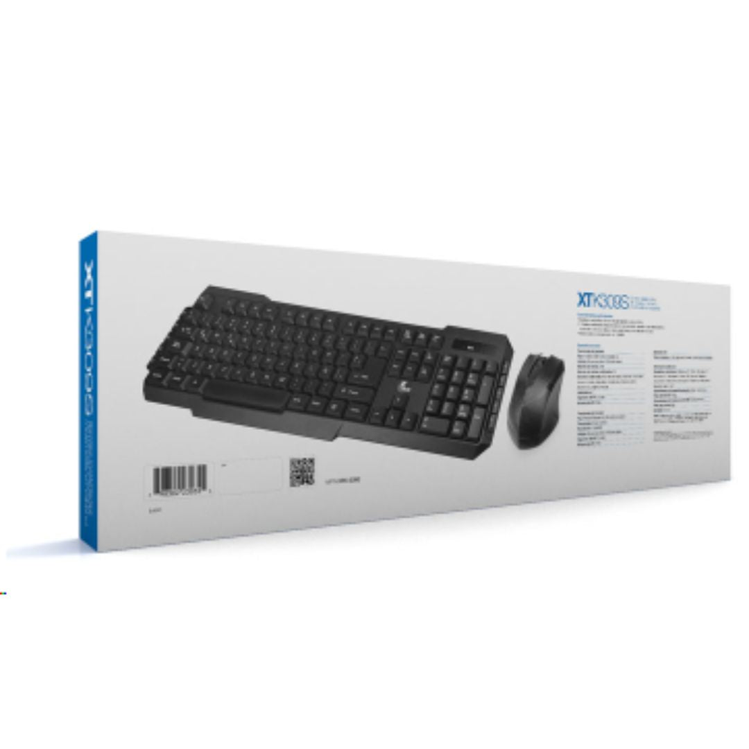 Combo Inalámbrico de Teclado y Mouse Multimedia XTK-309S