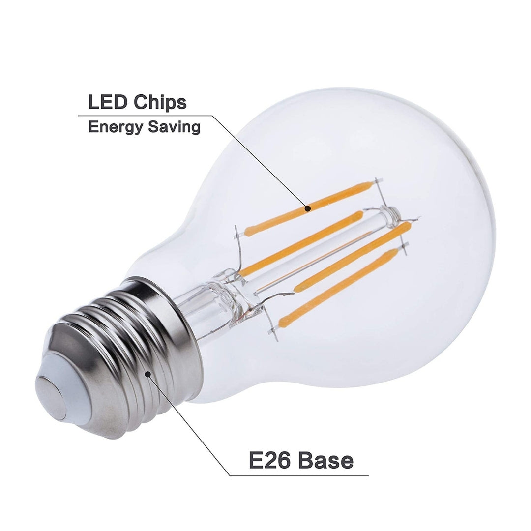 Foco con filamento LED de 60 W blanco cálido