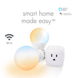 Focos smart +1 toma smart Globe Electric (Kit)