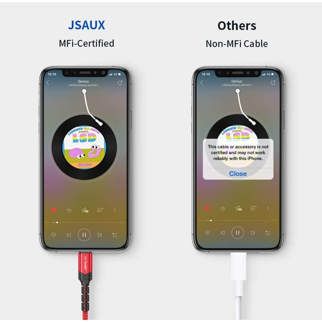 Adaptador de clavija hembra para audífonos de Lightning