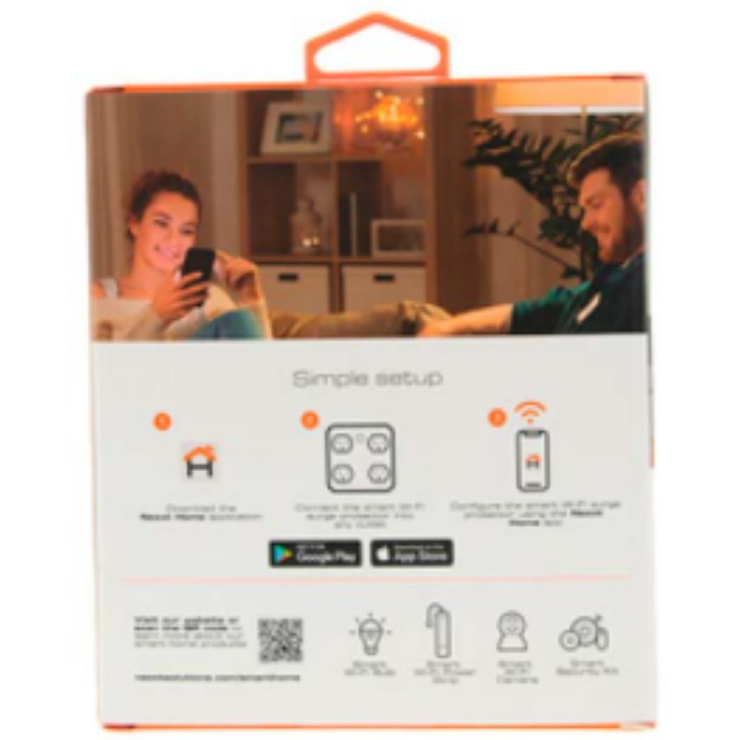 Toma Smart Nexxt 4 enchufes + 2 USB