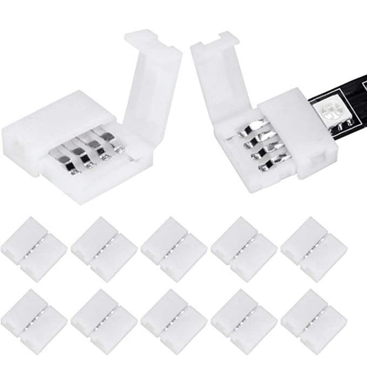 Adaptador de Extension de Terminal de Tira de luces LED RGB de 4 pines