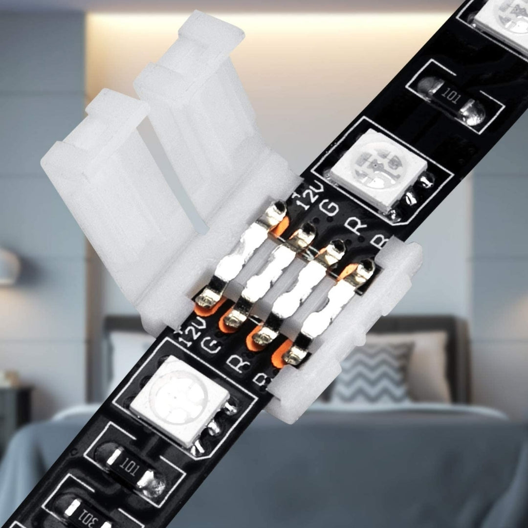 Adaptador de Extension de Terminal de Tira de luces LED RGB de 4 pines