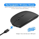 Mouse Bluetooth recargable para laptop